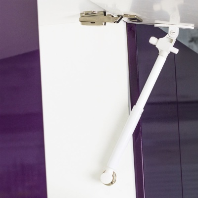 Газ-лифт SENZA N60 дов (фиксация положения) белый (100шт/уп)