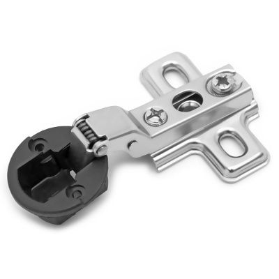 Н502В/1410 Мини петля слайд-он для стекл.дверей BOYARD  без накладки