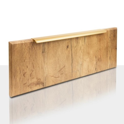 Мебельная ручка торцевая LOFT 1000 мм матовое золото