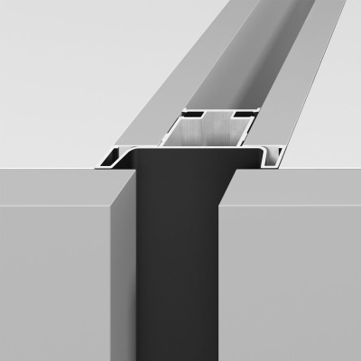 Профиль вертикальный для кухонных баз С ARCH золото матовое 5,4м