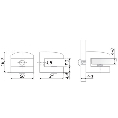 Р512СР.2 Полкодержатель Р512 BOYARD