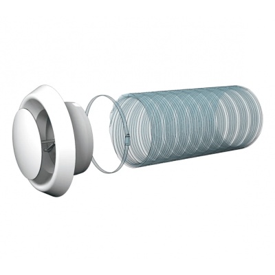 Анемостат с фланцем D125 12,5АПВП