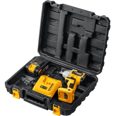 Гайковерт бесщеточный STEHER 20В, 1АКБ в кейсе, CWB-300-1