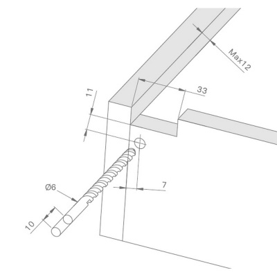 Направляющие шариковые скрытого монтажа PREMIAL MORENDO push-to-open 450мм
