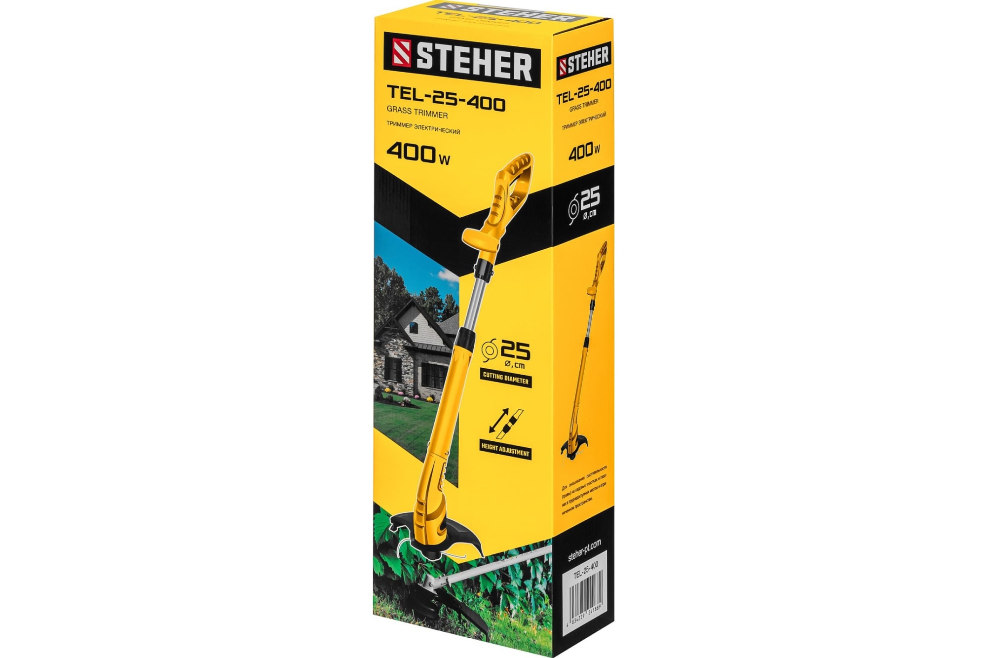 STEHER 400Вт Триммер сетевой, ш/с 25см