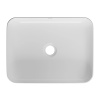 Раковина накладная на столешницу WAVE Quadro 500*390*140 ш*г*в без перелива белый прямоуг