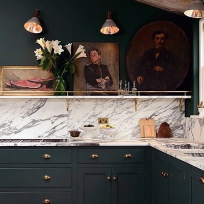 ДАНА 3027 Столешница 4200*600*38мм 1U ВЛГ Мрамор Белый