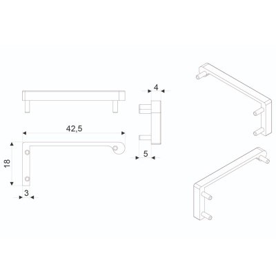 RZ101.01SC Заглушка боковая ZnAl G-LINE BOYARD