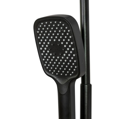 67-0-794 Душевая система  Ремоколор авиац., клавишная, с троп. душем, лейкой, гигиен.душ, излив в корпусе 35мм