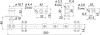 Z409CP.4/500 Центральный замок на 3 ящика с крепл. к фасаду BOYARD