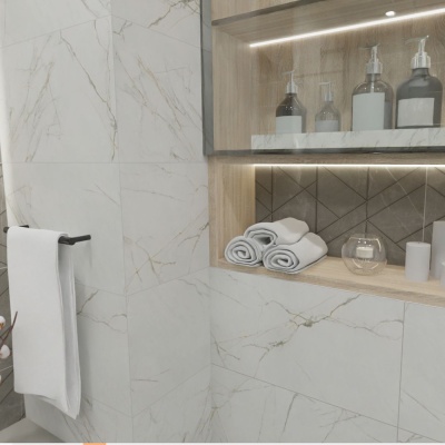 6260-0016 БЛЮМ Керамогранит 30*60см белый 1,44м2