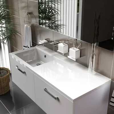 Раковина Cosmos 1200*480 LH с комплектом кронштейнов