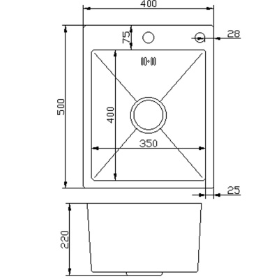 4050 Мойка KIND GRAPHIT PRODIGY