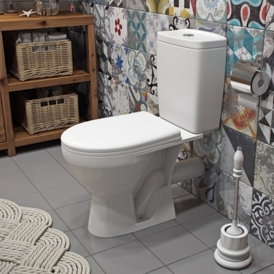 Унитаз-компакт Рио (ROSA) белый н/п