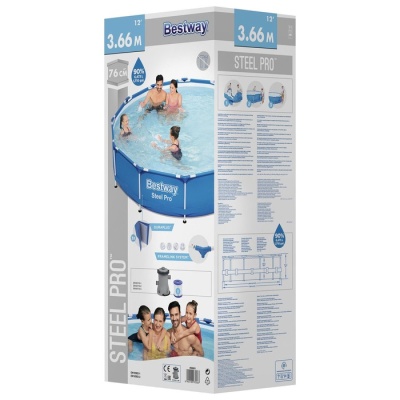 Бассейн каркасный Steel Pro 366*76см 56681 5309854