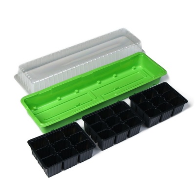 Мини-парник 57*18*12см 3вставки 27ячеек 4001634